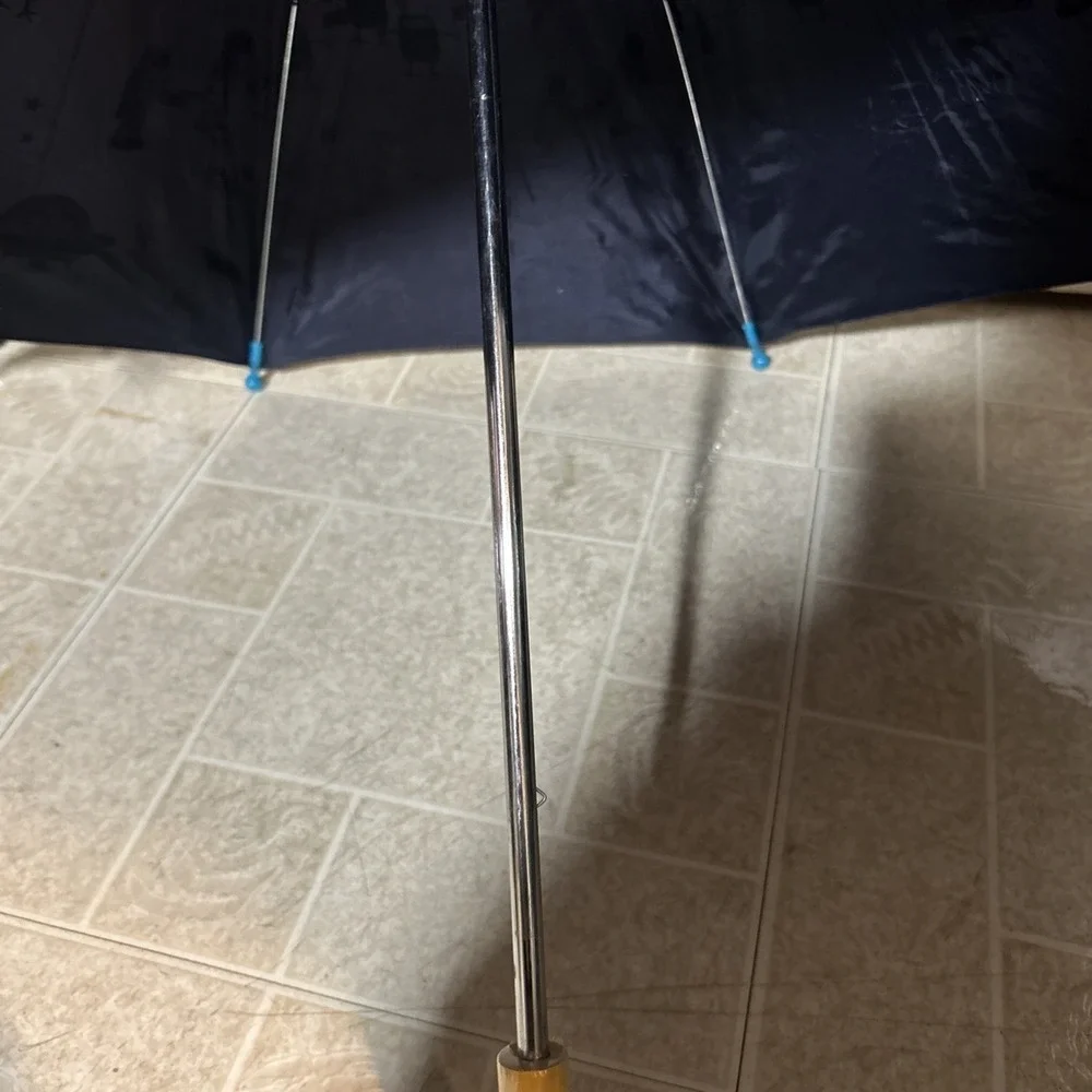 Rare Hatley Child Umbrella Whimsical Alien Cartoon Print‎